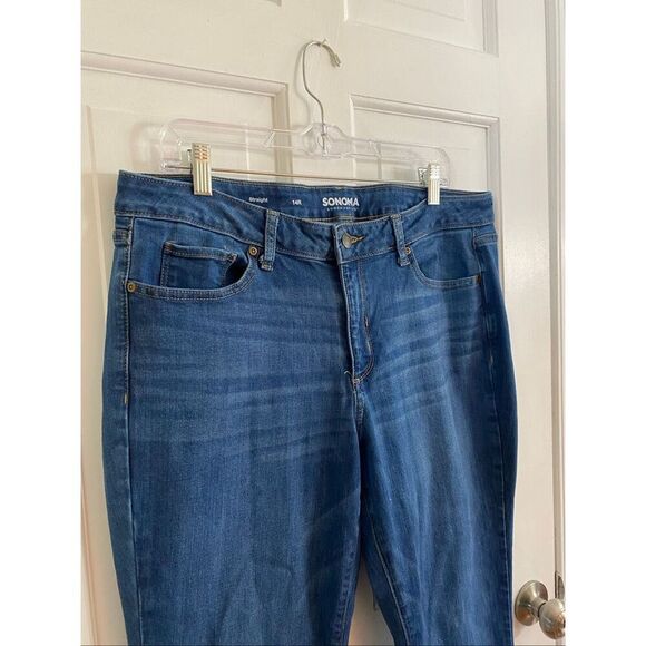 Sonoma straight leg jeans size 14R - Picture 4 of 10